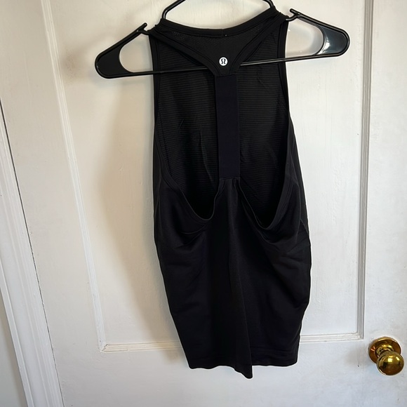 Lululemon tank top - black - unsure of size - 16” pit to pit - Picture 3 of 5